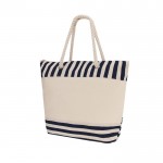Bolsa de RPET con interior de aluminio y diseños con rayas segunda vista