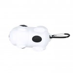 Dispensador de 15 bolsas para macotas en forma de perro cuarta vista
