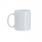 Taza blanca de cerámica de calidad AAA para sublimar 350ml color blanco primera vista