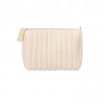 Neceser chic de algodón reciclado color crema de 120 g/m2 color natural primera vista