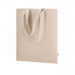 Bolsa de fieltro reciclado con asas largas en colores clásicos tercera vista