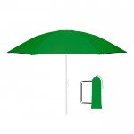 Sombrilla de playa plegable en bolsa de transporte a juego Ø160 color verde primera vista