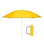 Sombrilla de playa plegable en bolsa de transporte a juego Ø160 color amarillo primera vista