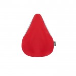 Funda de sillín con base reflectante para todo tipo de bicicletas color rojo primera vista