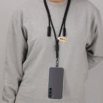 Lanyard con función de carga, traspaso de datos y transporte de móvil tercera vista