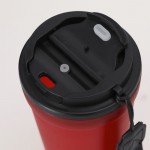 Vaso con acabado frosted y tapa hermética con dosificador 400ml cuarta vista