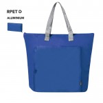 Bolsa nevera plegable de RPET con cremallera y asas medianas 4kg