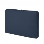 Clásica funda de ordenador acolchada hecha de PU hasta 15'' color azul marino primera vista
