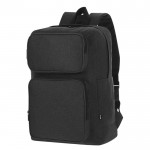 Mochila de suave poliéster RPET para tablet y portátil de hasta 15'' color negro primera vista