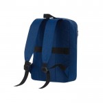 Mochila de suave poliéster RPET para tablet y portátil de hasta 15'' color azul marino tecera vista