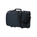 Mochila con 3 modalidades para transporte ideal para viaje 15'' color azul marino tecera vista