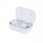 Auriculares ergonómicos que se adaptan alrededor de la oreja color blanco primera vista