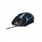 Ratón de conexión USB retroiluminado con luz LED para gamers color negro segunda vista