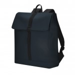 Mochila de suave tacto con cierre de hebilla y cinta para trolley 14'' color azul marino primera vista