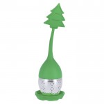 Infusor de té con diseños Navideño de silicona y acero inoxidable segunda vista