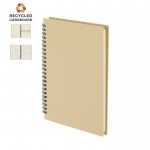 Libreta a rayas con planificador mensual en inglés incluido