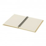 Libreta a rayas con planificador mensual en inglés incluido tercera vista