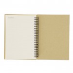 Libreta a rayas con planificador mensual en inglés incluido sexta vista