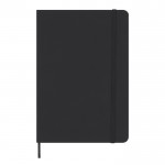 Libreta de hojas lisas con planificador mensual en inglés incluido color negro primera vista