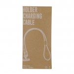 Lanyard con cable de carga con función de transferencia de datos 60W vista con caja