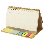 Libreta con planificador semanal plegable y bloc de notas A5 tercera vista