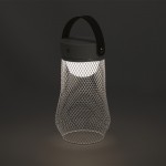 Lámpara con diseño en metal y asa en la parte superior de PU quinta vista