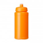 Bidón deportivo publicitario de alta calidad color naranja segunda vista frontal