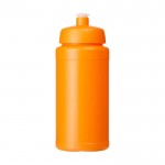Bidón deportivo publicitario de alta calidad color naranja segunda vista frontal