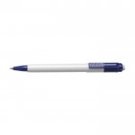 Bolígrafo con cuerpo blanco y carga jumbo color azul primera vista