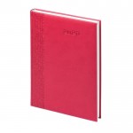 Agenda de publicidad con jeroglífico color rojo
