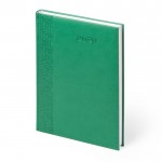 Agenda de publicidad con jeroglífico color verde 