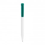 Bolígrafo Stilolinea S45 de plástico con pulsador a color tinta azul color verde esmeralda primera vista