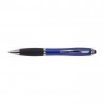 Bolígrafo antideslizante con puntero color azul primera vista