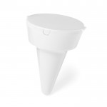 Cenicero de playa personalizable color blanco