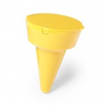 Cenicero de playa personalizable color amarillo