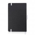 Libreta de cuero sintético con detalles de color A5 hojas a rayas color blanco vista 1