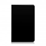 Cuaderno de cartón de colores con lomo cosido A6 hojas lisas color negro