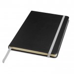 Libreta de cuero sintético con tapa marcable a láser A5 hojas lisas color blanco vista 2