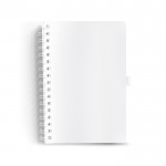 Cuaderno de notas con anillas y portabolígrafos A5 hojas a rayas