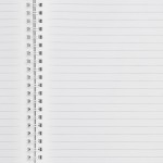 Cuaderno de notas con anillas y portabolígrafos A5 hojas a rayas