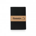 Libreta sostenible hecha de papel piedra A5 hojas lisas color negro vista 11