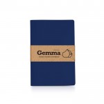 Libreta sostenible hecha de papel piedra A5 hojas lisas color azul marino