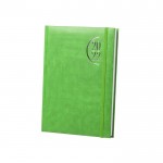Agenda personalizada con cinta color verde