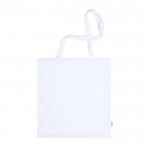 Bolsa de poliéster antibacterial color blanco