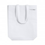 Bolsa de non-woven reciclado de 120 g/m2 color blanco segunda vista