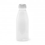 Botella de tritán con tapón a rosca color blanco primera vista