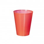 Vaso reutilizable en varios colores con acabado translucido 500ml color rojo primera vista
