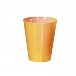 Vaso reutilizable en varios colores con acabado translucido 500ml color naranja primera vista