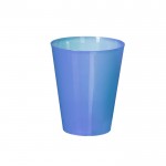 Vaso reutilizable en varios colores con acabado translucido 500ml color azul primera vista