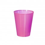 Vaso reutilizable en varios colores con acabado translucido 500ml color rosa primera vista